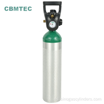 Cilindros de oxígeno de aluminio médico de alta calidad CBMTech 2.8L